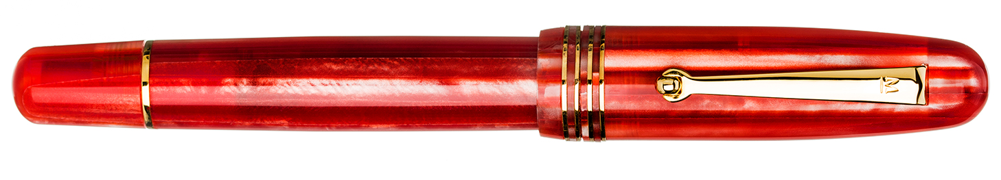 Molteni Modelo 54 Inferno Red Ltd Ed. Fountain Pen JOWO 14K,18K or Steel Nib